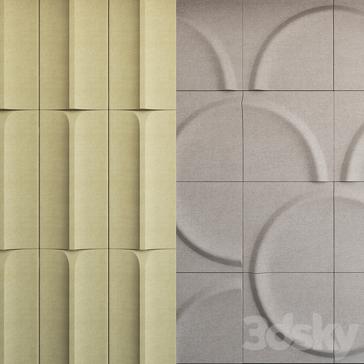 BLA STATION ACOUSTIC PANELS 3DS Max Model - thumbnail 1