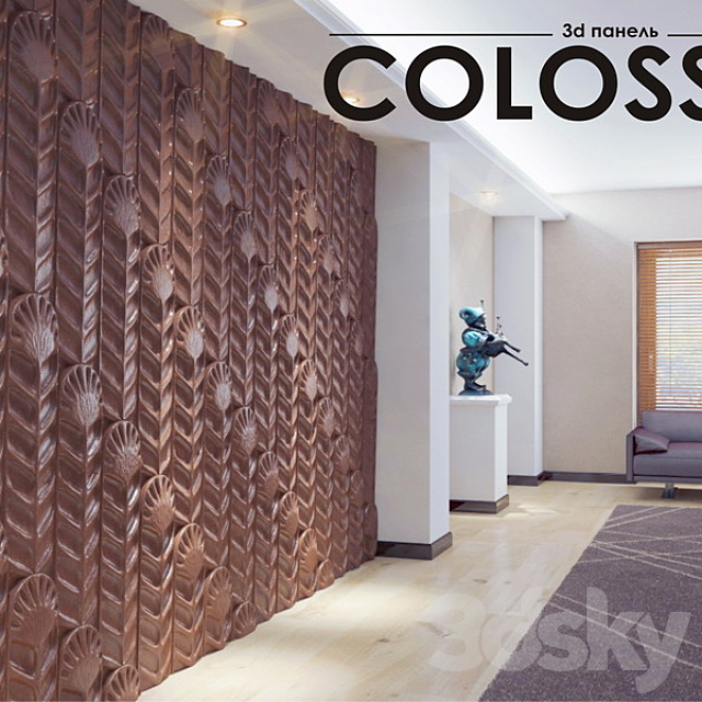 Colossus – 3D panel 3DS Max Model - thumbnail 2