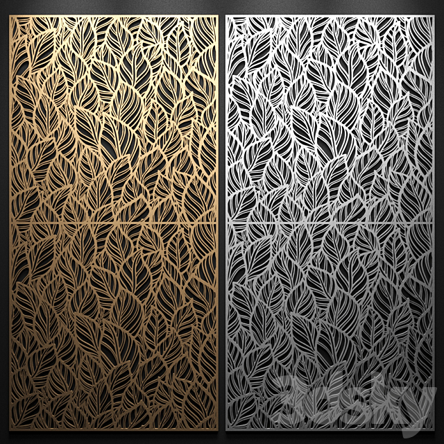 Decorative panel 3ds Max - thumbnail 2