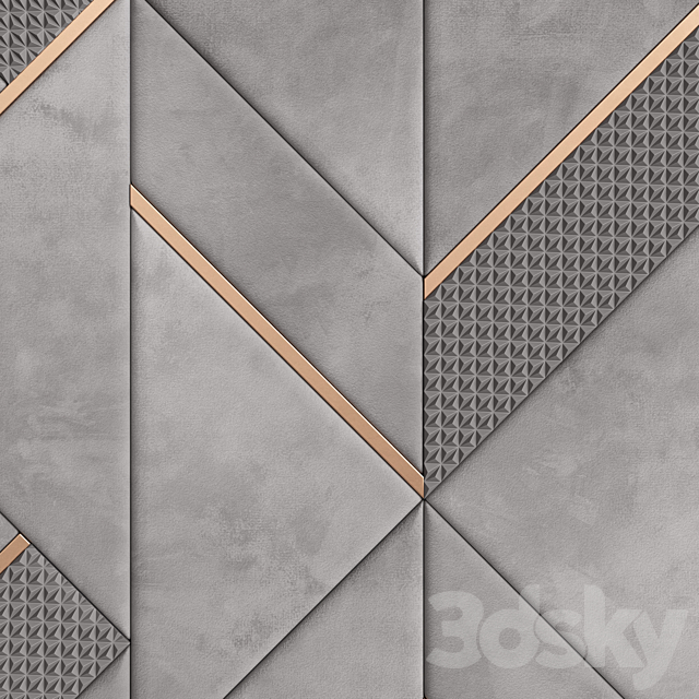 FIFTYFOURMS Siesta wall panels 3DS Max Model - thumbnail 2