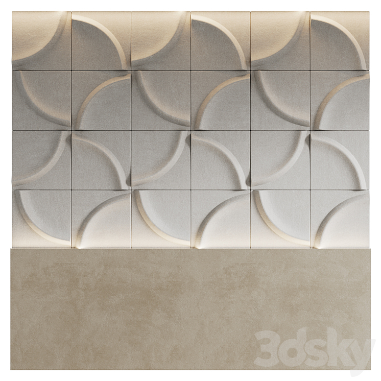 GAIA Acoustic Wall Panel by Blastation 3DS Max Model - thumbnail 2