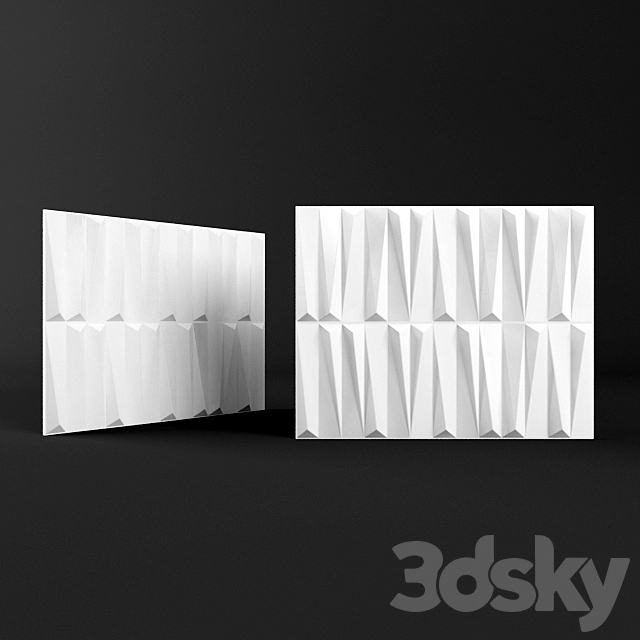 Glass 3d panel (bamboo) 3DSMax File - thumbnail 1