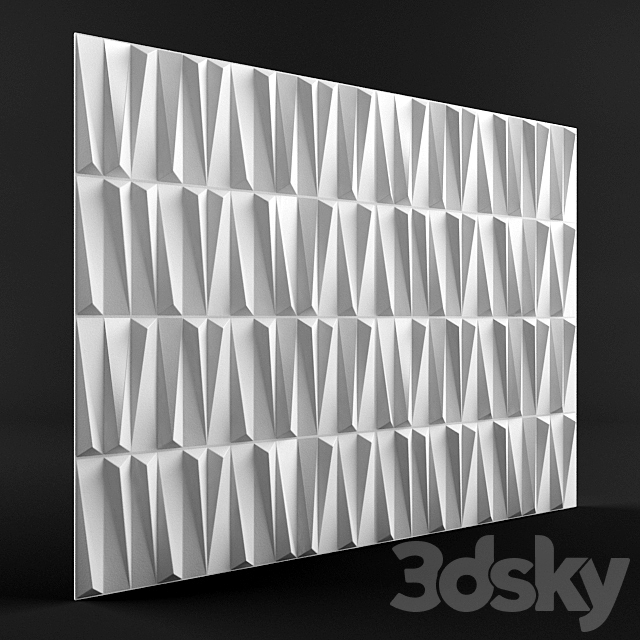 Glass 3d panel (bamboo) 3DSMax File - thumbnail 2