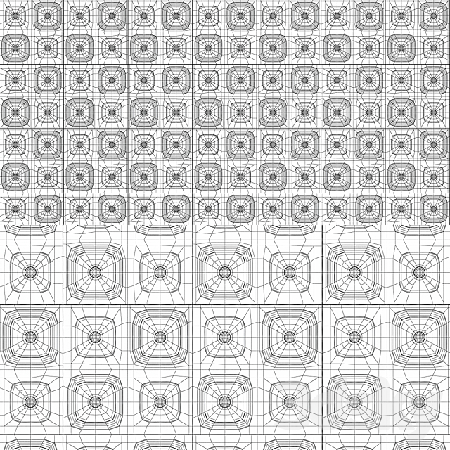 GYpsum 3D PANELS ZANZIBAR 3ds Max - thumbnail 2