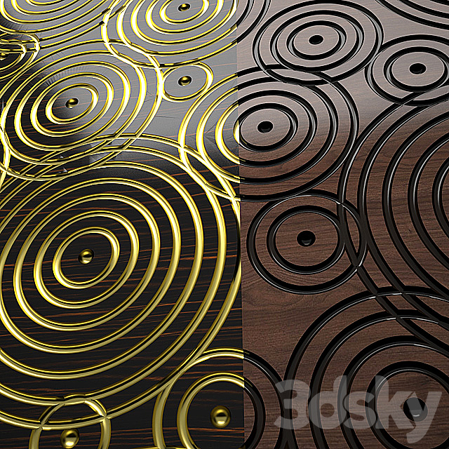 Leto Circle 0017 3D Panel 3ds Max - thumbnail 1