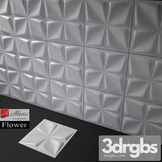 Panieli Alivio Flower 3dsmax Download - thumbnail 1