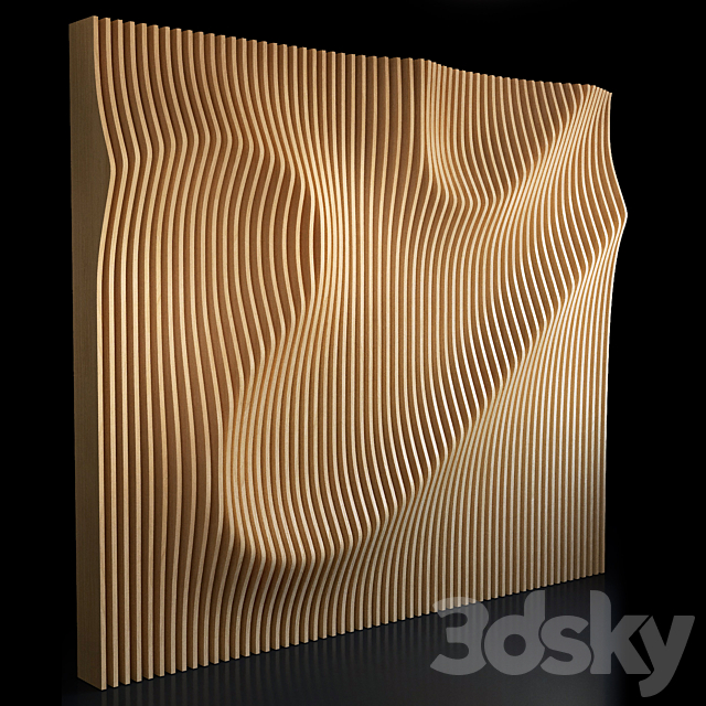 Parametric wall 005 3DS Max Model - thumbnail 5