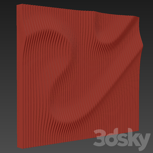 Parametric wall 005 3DS Max Model - thumbnail 6