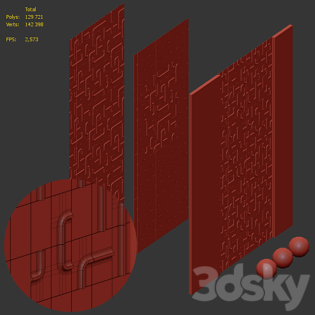 Preston Connection Panels by Sophie Tarbuck 3DS Max Model - thumbnail 7