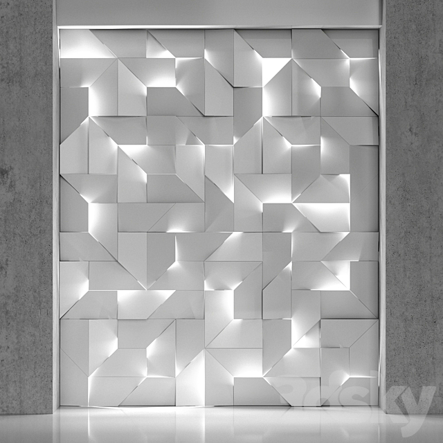 Rifinitura IQ 3d panels 3DSMax File - thumbnail 1