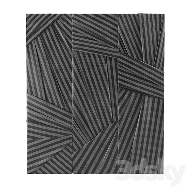 Soft wall panels MP15 3DS Max Model - thumbnail 2