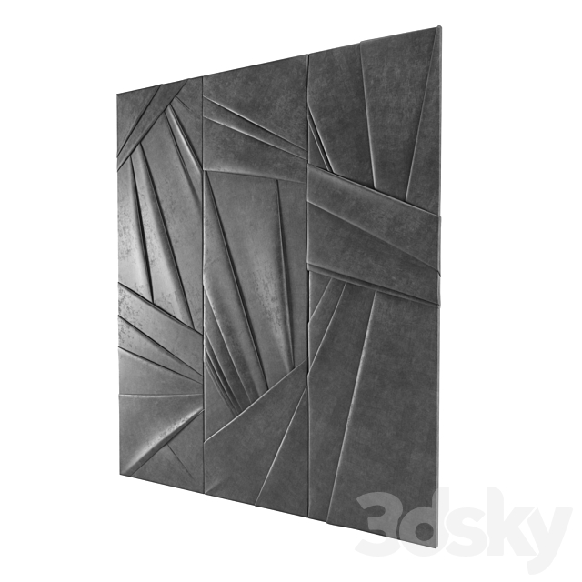 Soft wall panels MP15 3DS Max Model - thumbnail 4