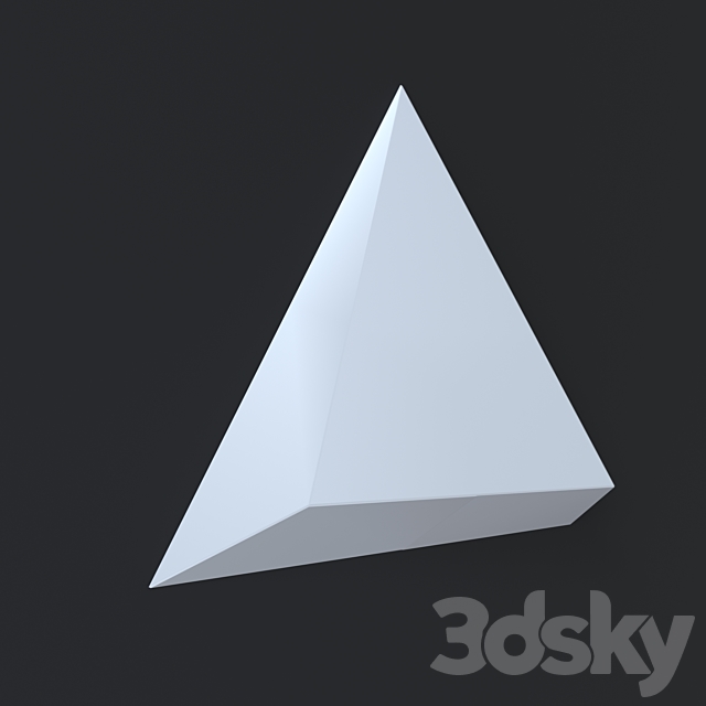 Triangle 3DS Max Model - thumbnail 2