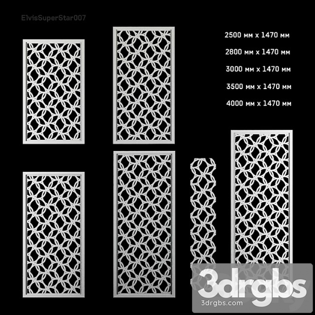 vintage partition 3dsmax Download - thumbnail 1