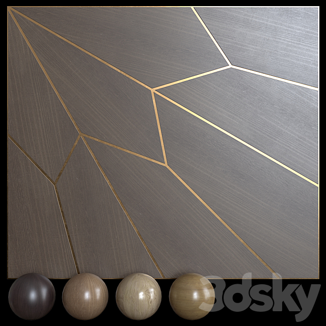 VOLCRAFT _ Crystal decorative panels 3DS Max Model - thumbnail 2