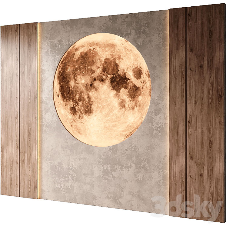 wall 3d panel 20 3DS Max Model - thumbnail 1