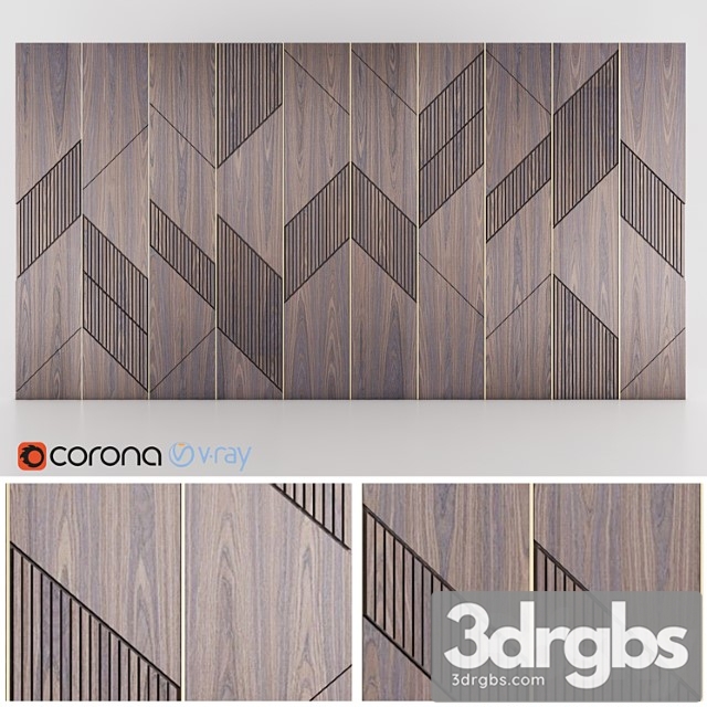 Wall panel – 10 (tbg) 3dsmax Download - thumbnail 1