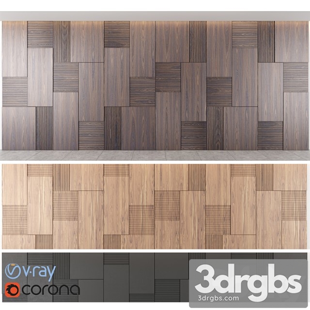 Wall panel 15 3dsmax Download - thumbnail 1