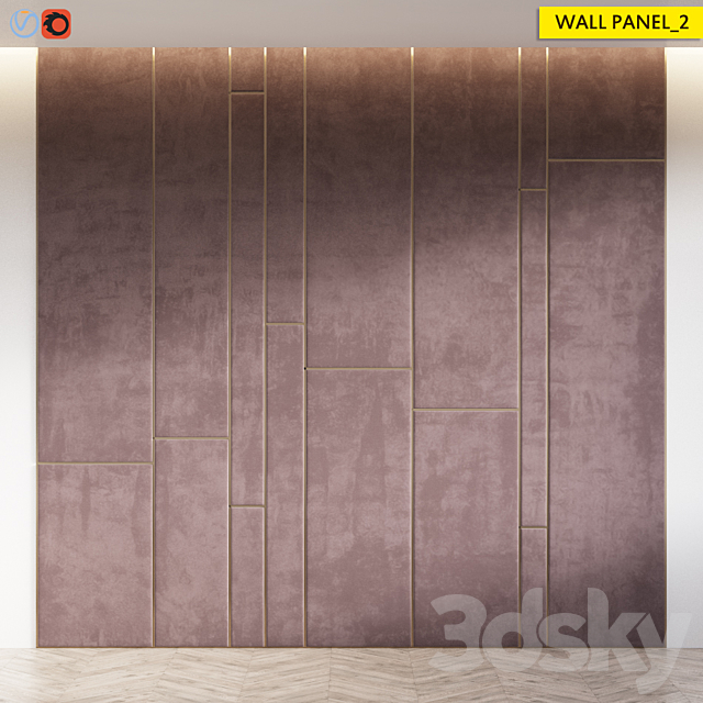 Wall Panel 2 3ds Max - thumbnail 1