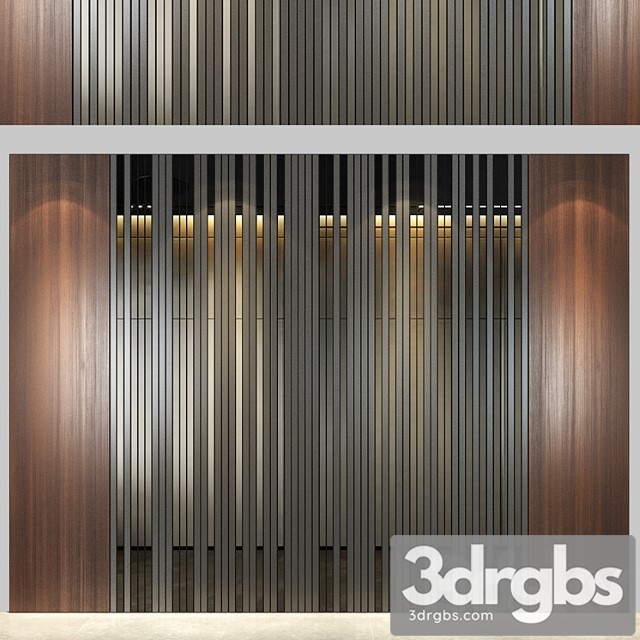 Wall Panel 21 3 3dsmax Download - thumbnail 1