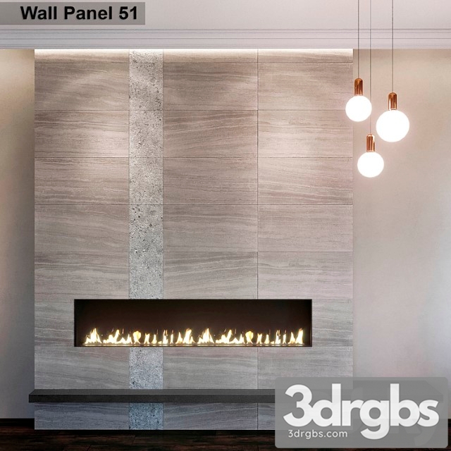 Wall Panel 51 3dsmax Download - thumbnail 1