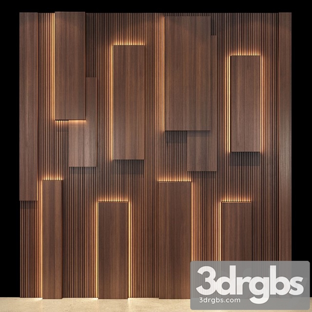 Wall Panel 52 2 3dsmax Download - thumbnail 1