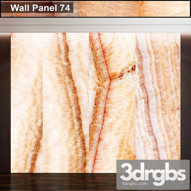 Wall Panel 74 1 3dsmax Download - thumbnail 1