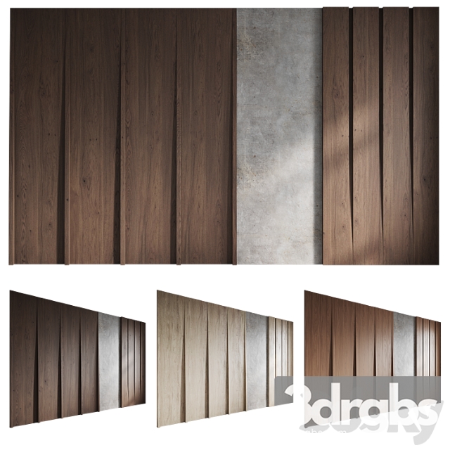 Wall Panel Kew 3dsmax Download - thumbnail 1