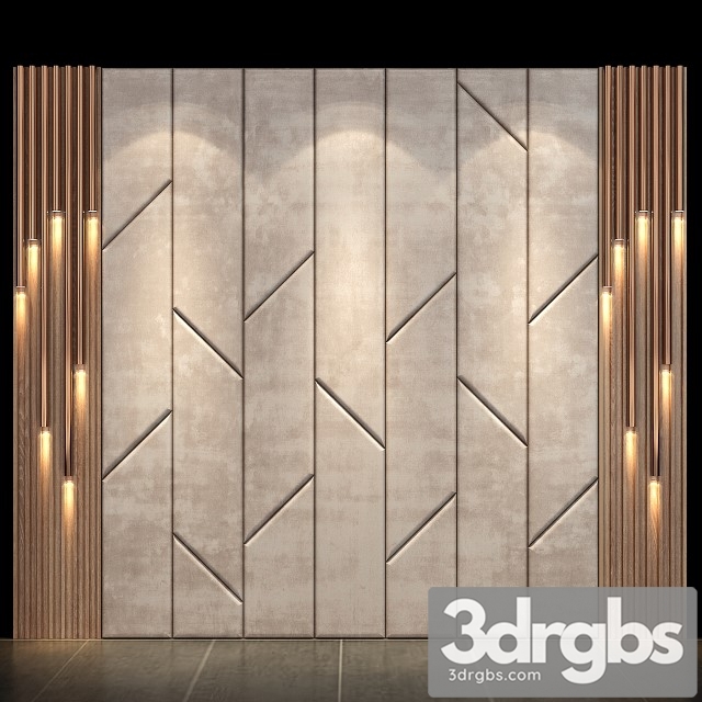 Wall Panel No 3dsmax Download - thumbnail 1