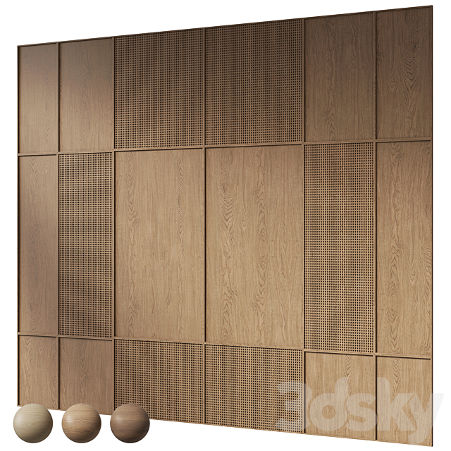 Wall panel RJ Easy Design 01 3ds Max - thumbnail 1