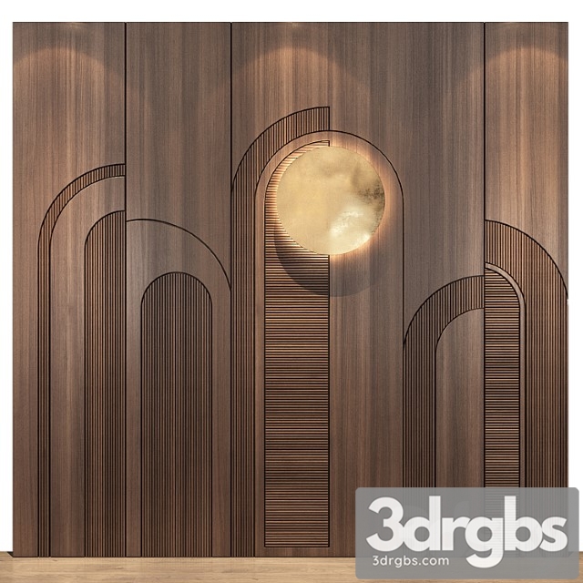 Wall Panels Set 125 3dsmax Download - thumbnail 1