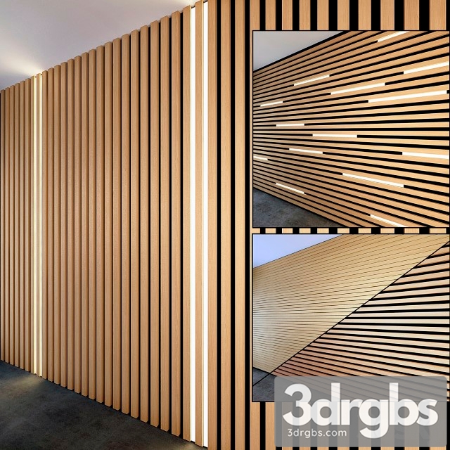 Wooden Slats 4 3dsmax Download - thumbnail 1