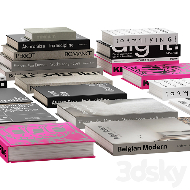 058_Decorative books set 11 neutral 03 3DSMax File - thumbnail 3