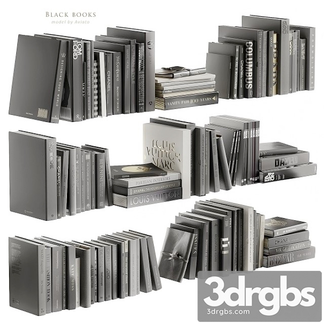 Black Books 3dsmax Download - thumbnail 1