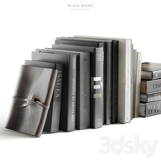 black books 3DSMax File - thumbnail 2