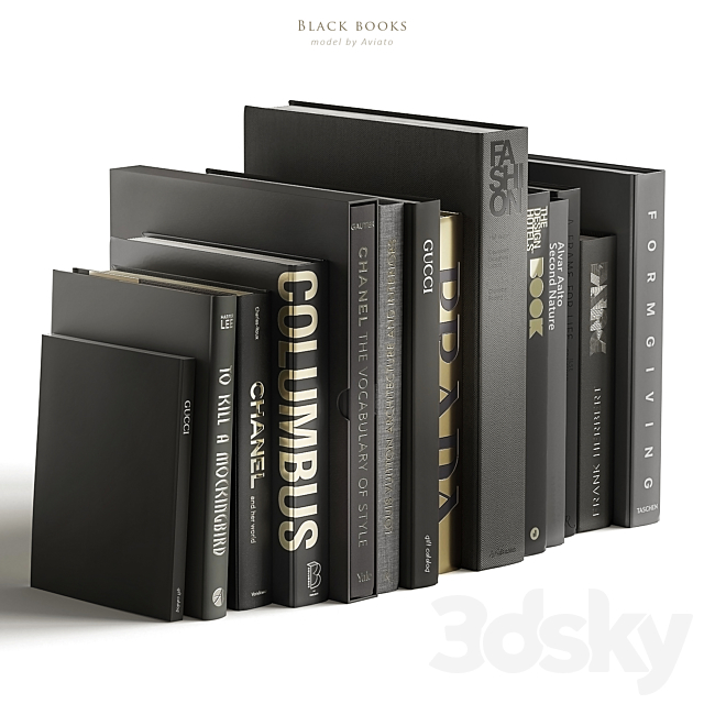 black books 3DSMax File - thumbnail 3