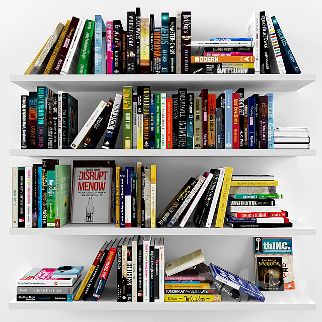 book collection 3ds Max - thumbnail 1