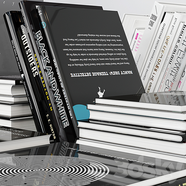 Book Stack Set Vol 5 3DSMax File - thumbnail 3