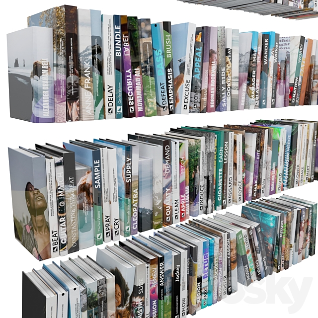 Books (150 pieces) 1-2-2 3ds Max - thumbnail 2