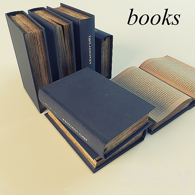 books 3DS Max Model - thumbnail 2