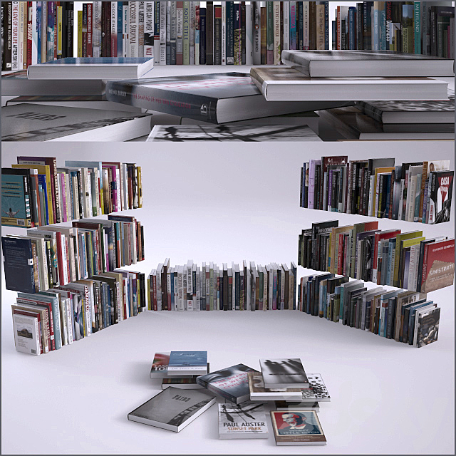 books 3DSMax File - thumbnail 1