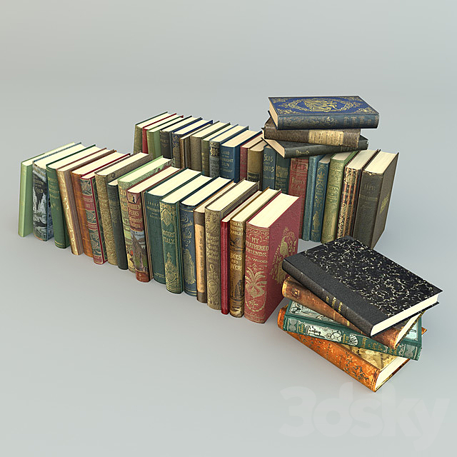 Books 3DSMax File - thumbnail 1