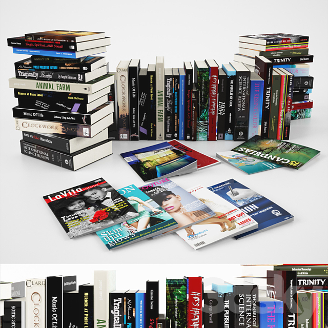 BOOKS 3DSMax File - thumbnail 1