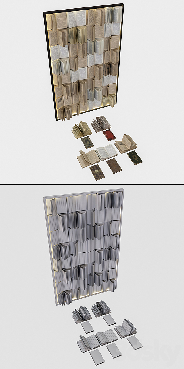 Books 3DSMax File - thumbnail 3