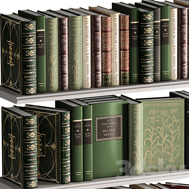 Books_collection_set_03 3DSMax File - thumbnail 6