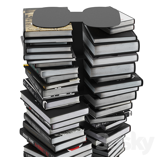 Cattelan Italia Dna Bookcases 3DSMax File - thumbnail 3