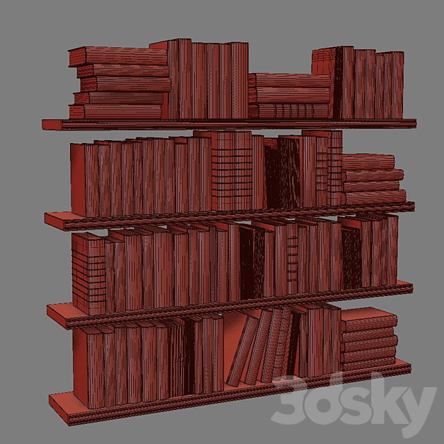 Classic Books 02 3DS Max Model - thumbnail 5