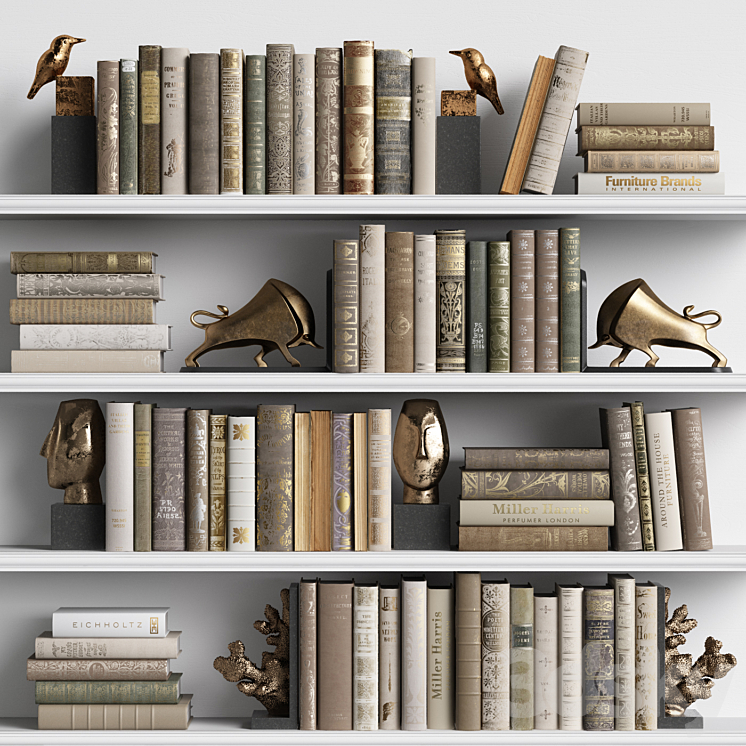 Classic Books 03 3DS Max - thumbnail 1