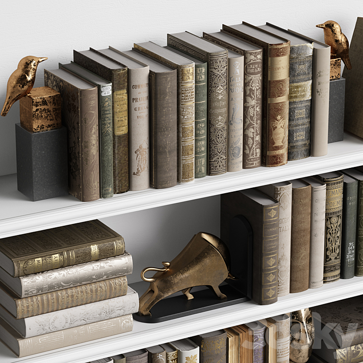 Classic Books 03 3DS Max - thumbnail 2