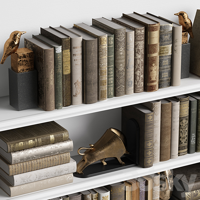 Classic Books 03 3DSMax File - thumbnail 2